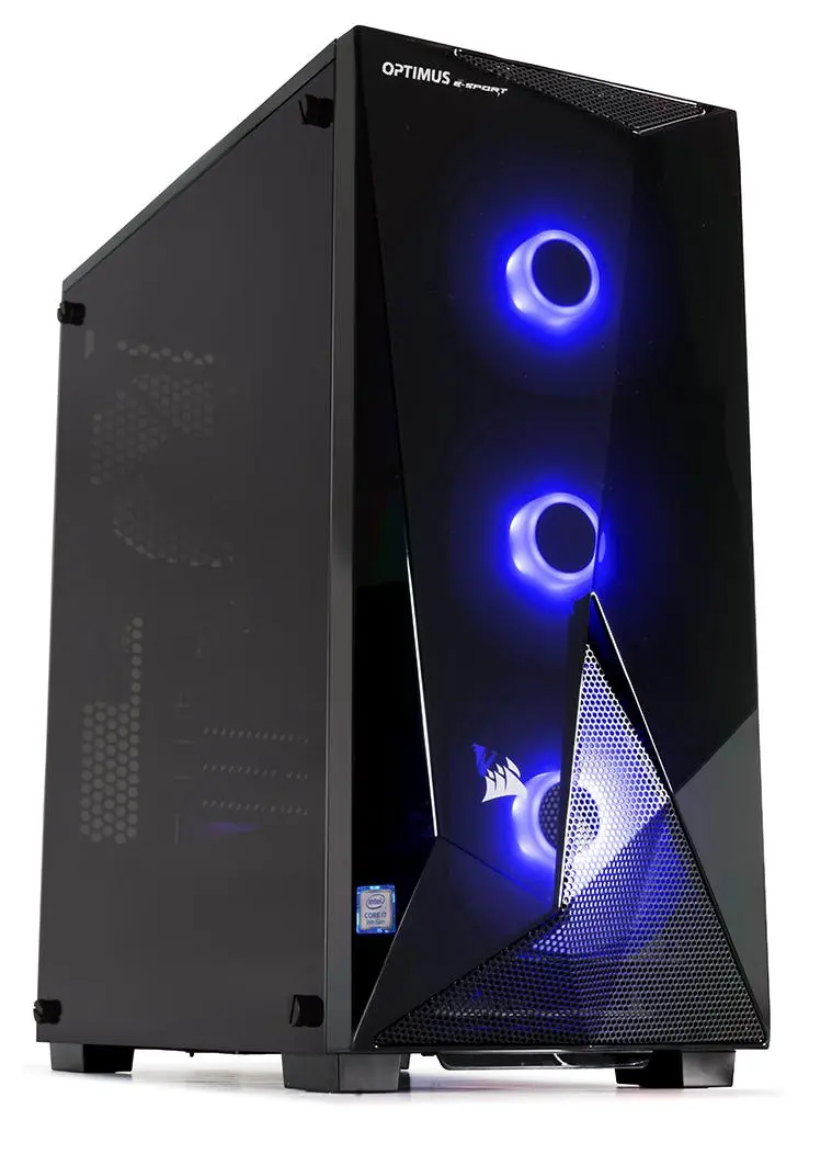 Komputer gamingowy Optimus E-sport Extreme GB360T- CR10  i7-9700F 16GB RAM 1TB + 240GB Dysk SSD RTX2060 Win10