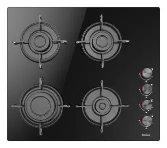 Płyta gazowa Amica PGCB6100BoB 59cm