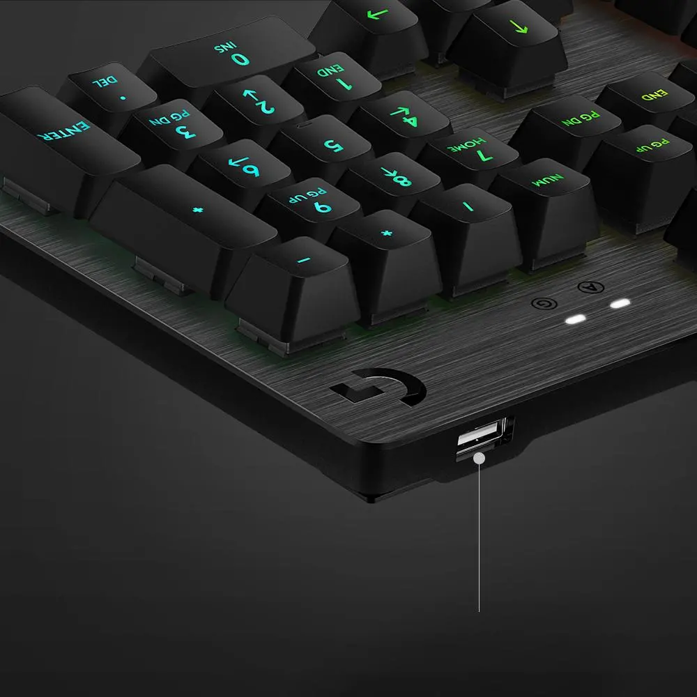 Klawiatura mechaniczna Logitech G512 Carbon GX Brown Tactile Czarny