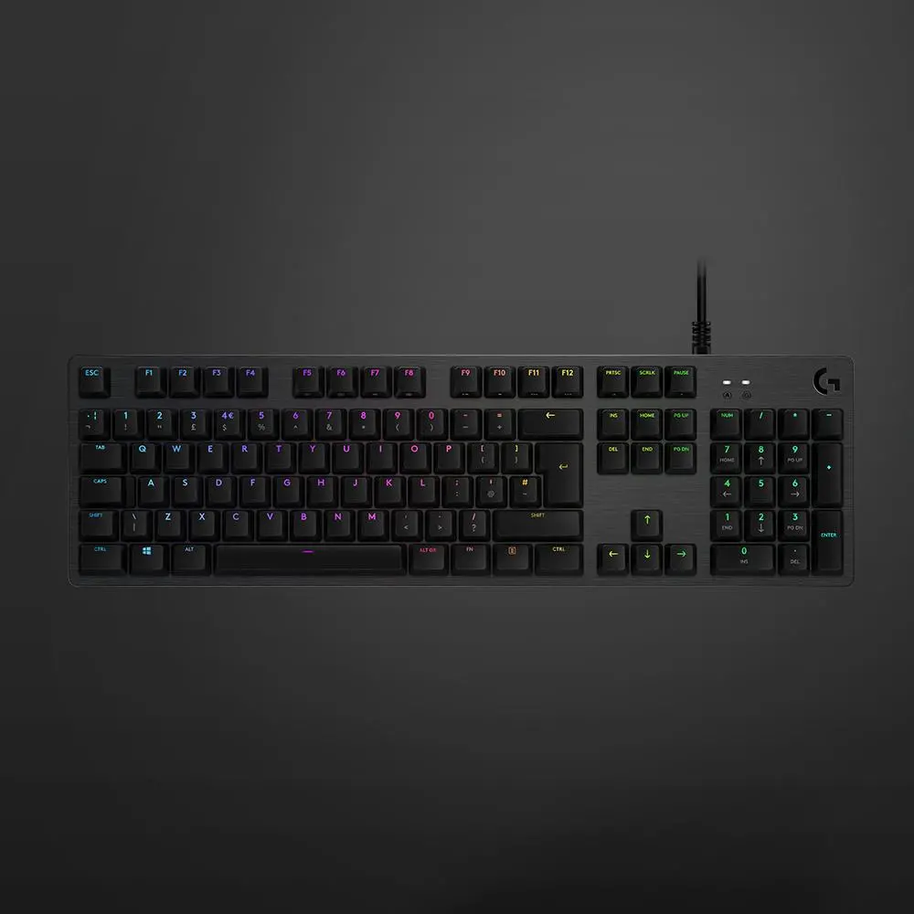 Klawiatura mechaniczna Logitech G512 Carbon GX Brown Tactile Czarny