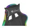 Fotel Genesis Trit 500 RGB Gamingowy do 120kg Skóra ECO Tkanina Czarny