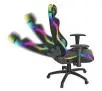 Fotel Genesis Trit 500 RGB Gamingowy do 120kg Skóra ECO Tkanina Czarny