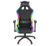 Fotel Genesis Trit 500 RGB Gamingowy do 120kg Skóra ECO Tkanina Czarny