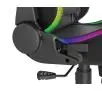 Fotel Genesis Trit 500 RGB Gamingowy do 120kg Skóra ECO Tkanina Czarny