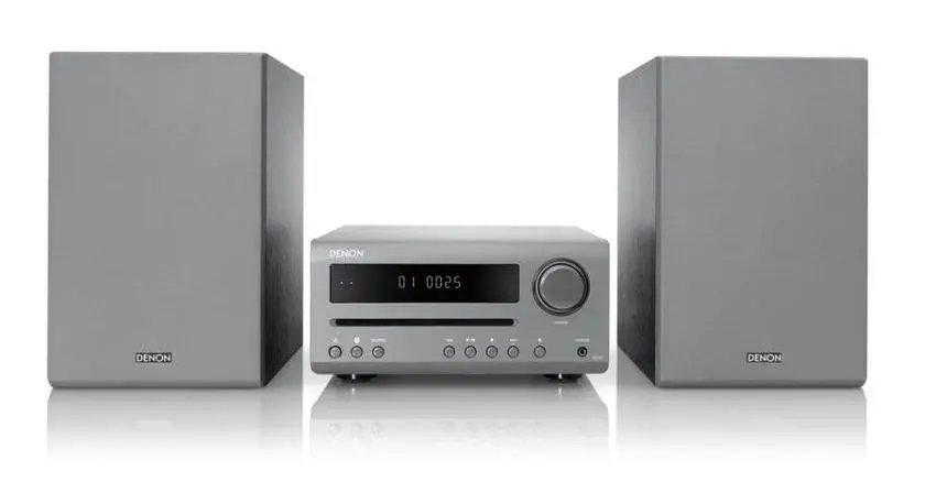 Wieża Denon D-T1 30W Bluetooth Radio FM Szary