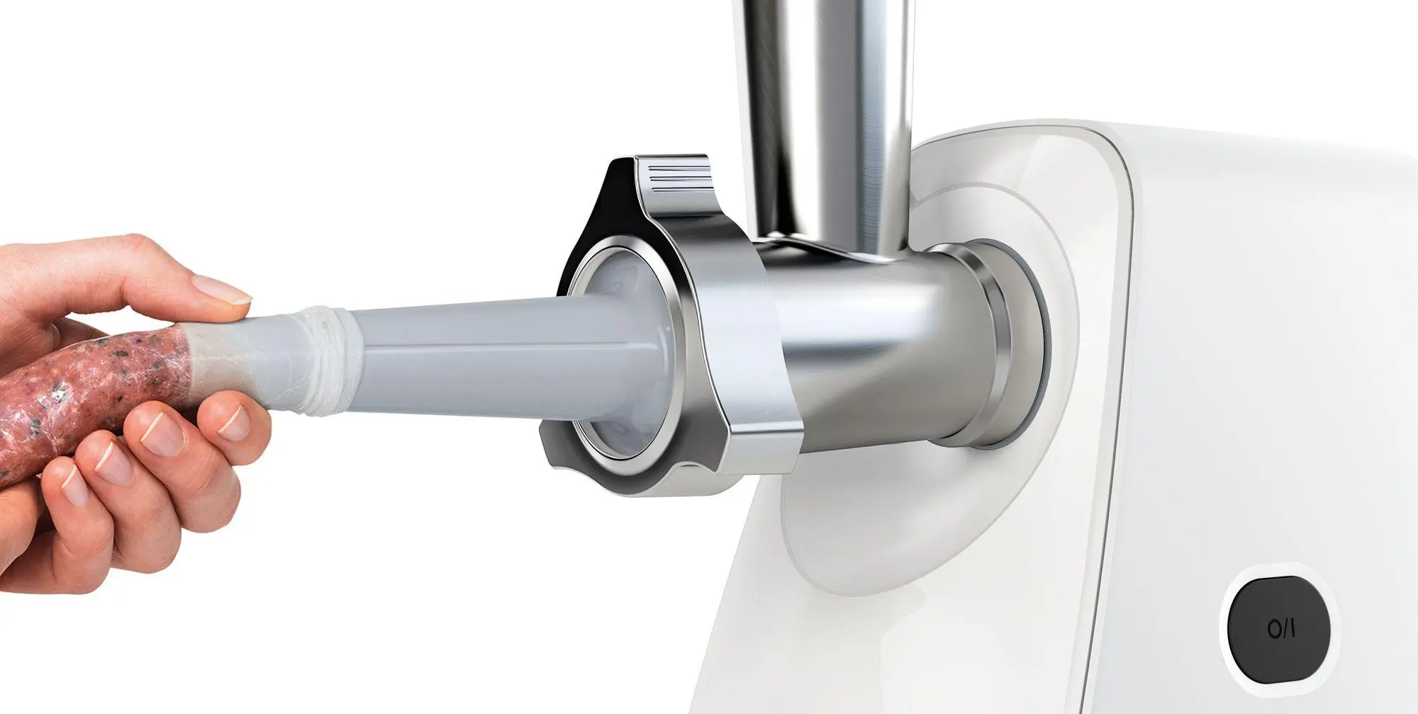 Maszynka do mięsa Bosch SmartPower MFW2517W 1500W 2 sitka Szatkownica Wyciskarka do owoców jagodowych