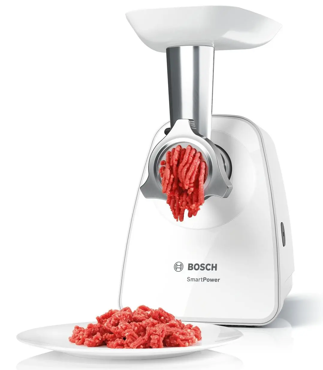 Maszynka do mięsa Bosch SmartPower MFW2517W 1500W 2 sitka Szatkownica Wyciskarka do owoców jagodowych