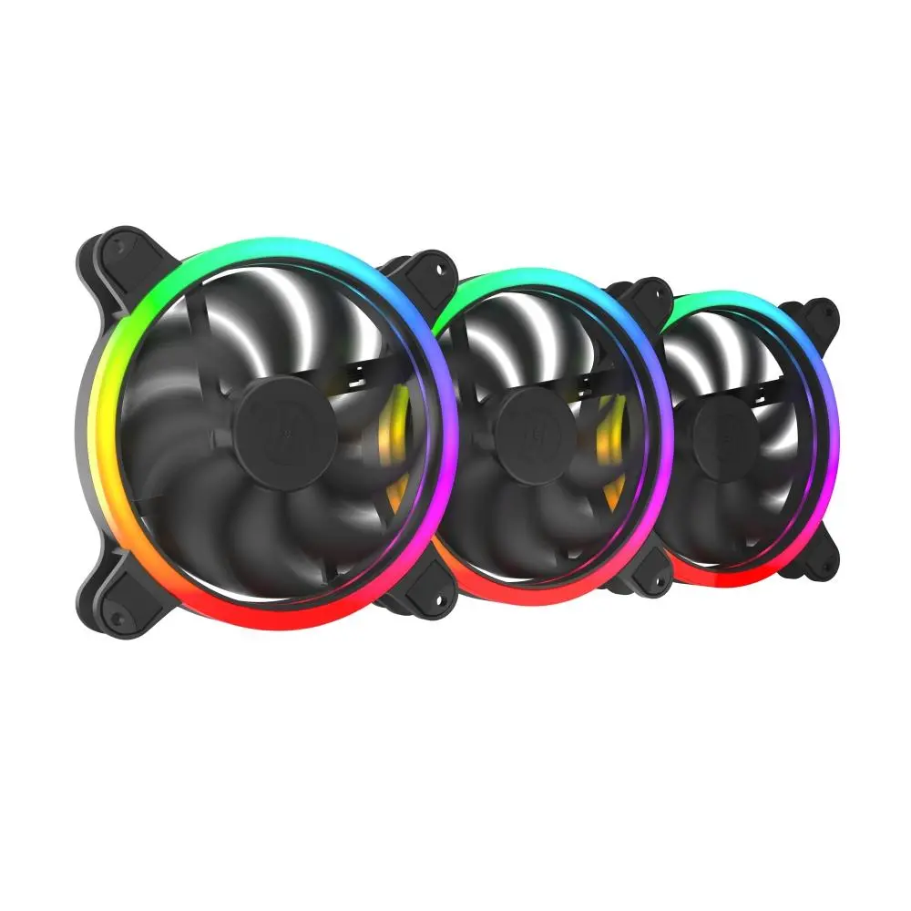 Wentylator SilentiumPC Corona HP EVO ARGB KIT 140mm 3szt.