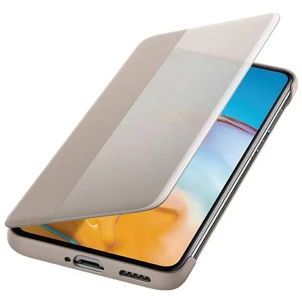 Etui Huawei Smart View Flip Cover do P40 Khaki