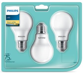 żarówka LED Philips LED 10,5 W (75 W) E27 3 szt.
