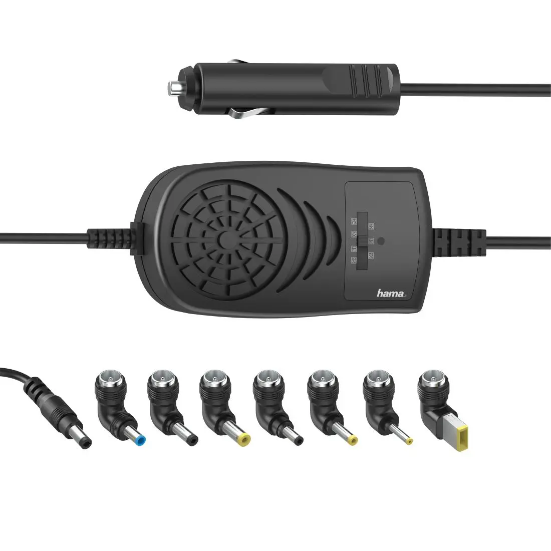 Zasilacz do laptopa Hama Uniwersalny zasilacz 15-24V/ 002000090000 120W