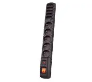 Acar S10 10 gniazd 5m Czarny