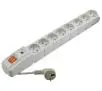 Listwa Acar S8 8 gniazd 5m Szary