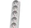 Listwa Acar S8 8 gniazd 5m Szary