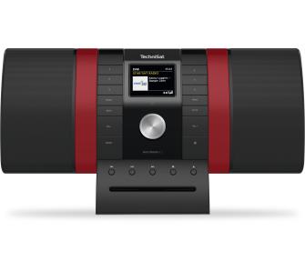 Radioodbiornik TechniSat MultyRadio 4.0 Radio FM DAB+ Internetowe Bluetooth Czarno-czerwony