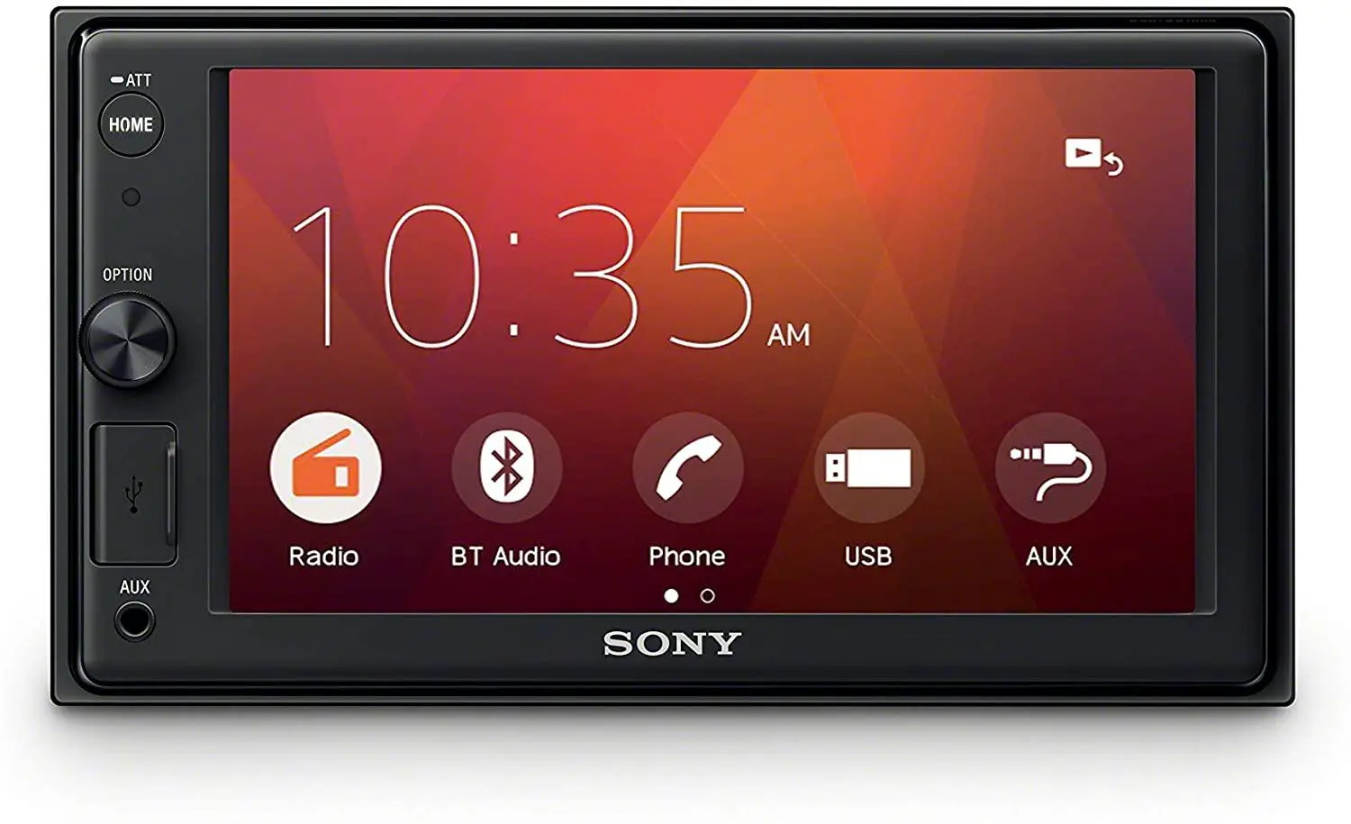 Radioodtwarzacz samochodowy Sony XAV-1500 z USB 6,2" 4x55W Bluetooth