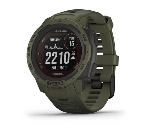 Smartwatch Garmin Instinct Solar Tactical Edition (zielony)