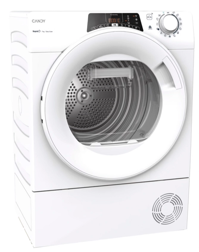 Suszarka Candy RapidO RO4 H7A2TEX-S Slim 46,5cm 7kg Zdalne sterowanie