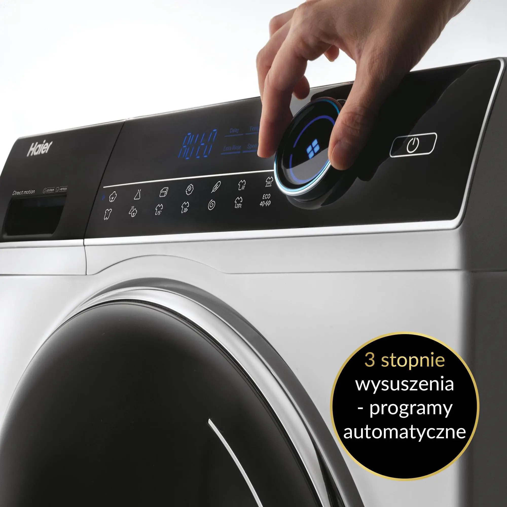 Pralko-suszarka Haier I-Pro 7 HWD100-B14979 i-Refresh 53cm 10kg/6kg