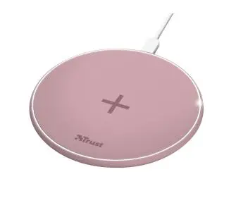 Ładowarka indukcyjna Trust Qylo Fast Wireless Charging Pad 7.5/10W Różowy