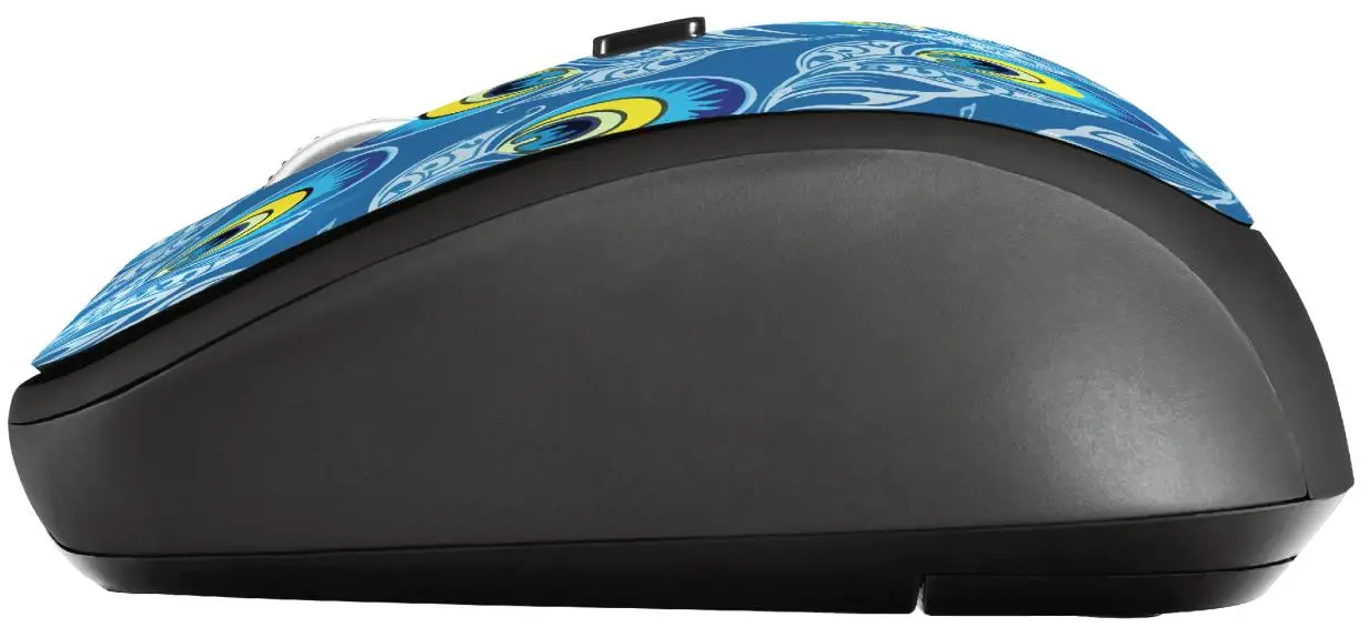 Myszka Trust Yvi Wireless Mouse Peacock 23388 Niebieski
