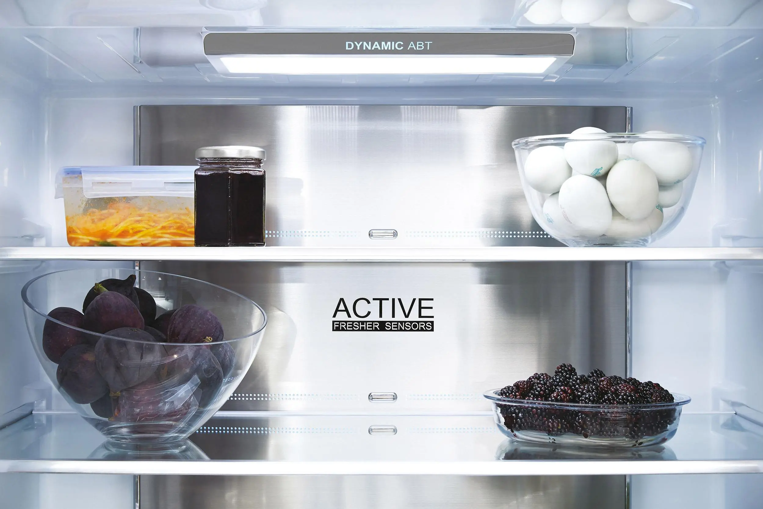 Lodówka Haier Seria 7 HB18FGSAAA Pełny No Frost 190cm Szuflada z kontrolą wilgotności Tytanowy