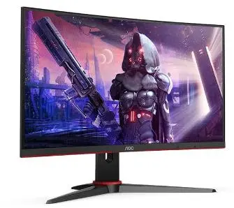 Monitor AOC C24G2U/BK  24" Full HD VA 165Hz 1ms Zakrzywiony Gamingowy