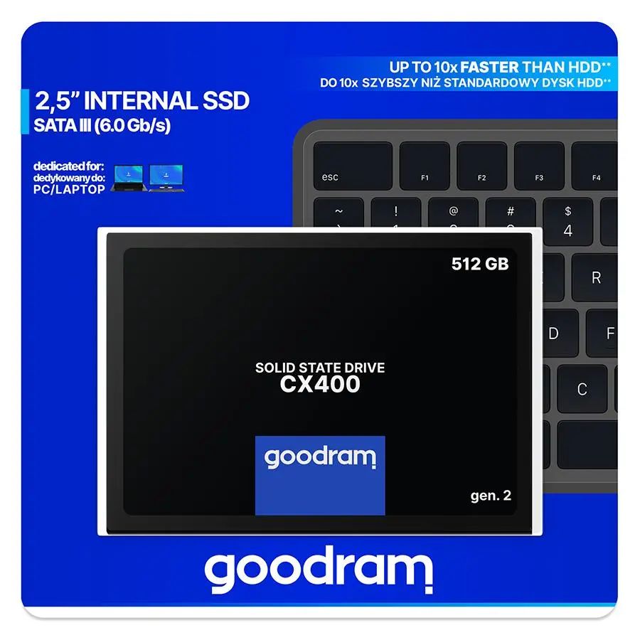 Dysk GoodRam CX400 Gen.2 512GB