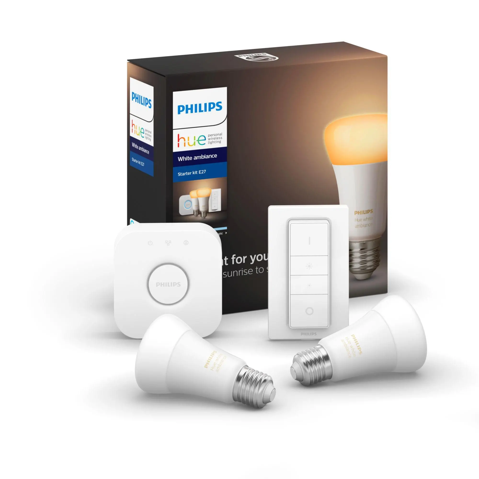 Philips Hue White Ambiance E27 2 szt
