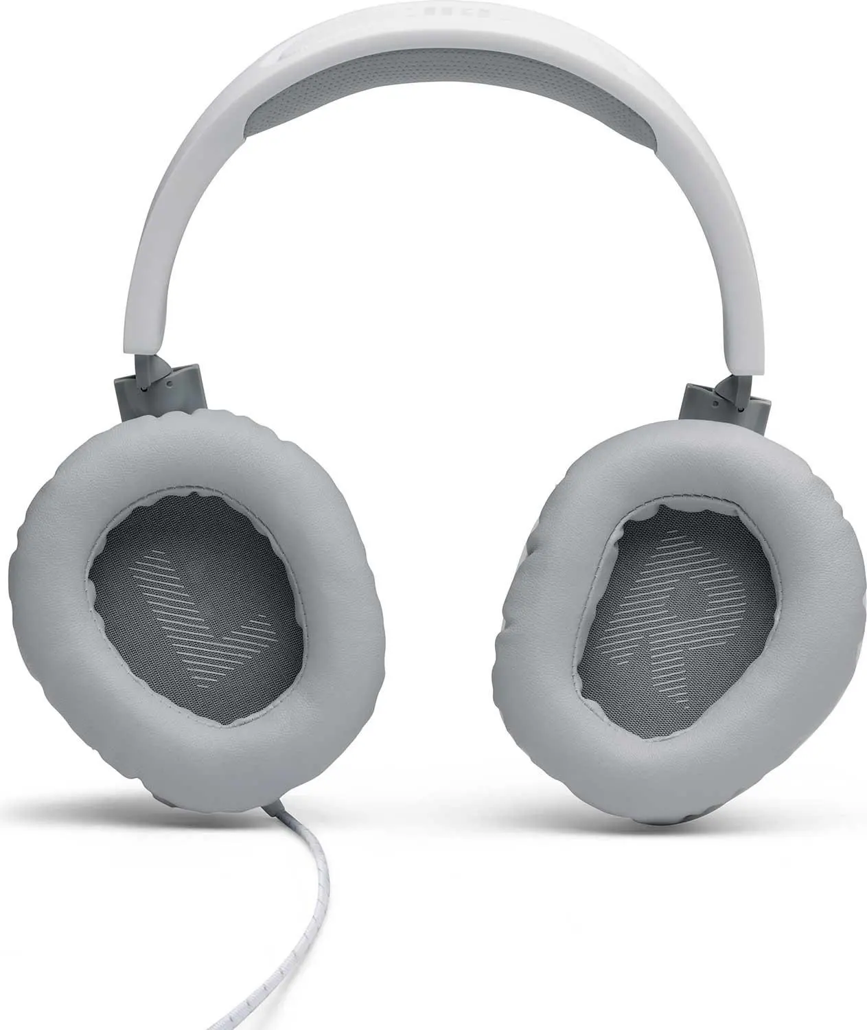 Słuchawki przewodowe z mikrofonem JBL Quantum 100 Nauszne Biały