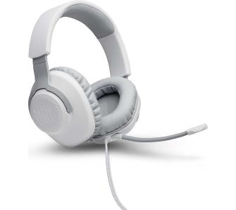 Słuchawki przewodowe z mikrofonem JBL Quantum 100 Nauszne Biały