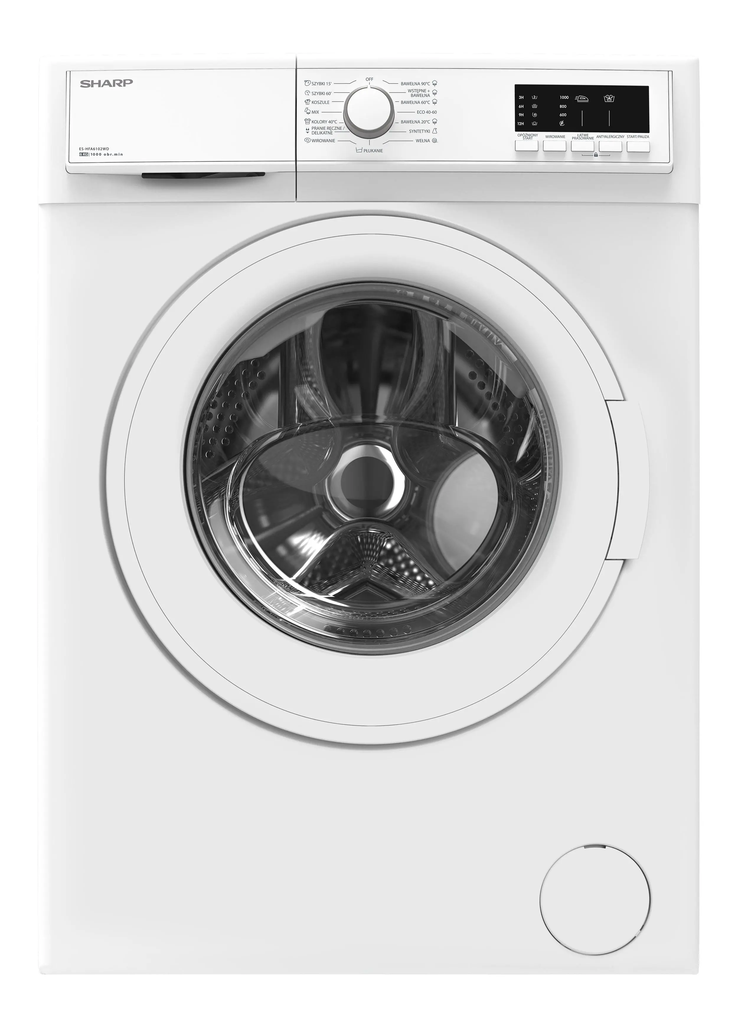 Sharp ES-HFA6102WD-PL Slim 6kg 1000obr/min