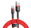 Kabel Baseus USB-C Cafule 2A 3m Czerwony