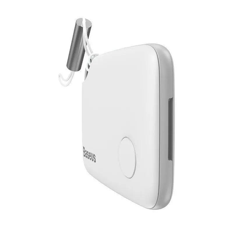 Lokalizator Baseus Bluetooth  T2 ze smyczą Biały