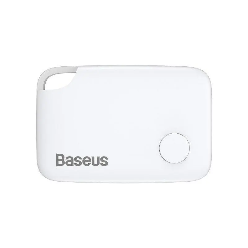 Lokalizator Baseus Bluetooth  T2 ze smyczą Biały