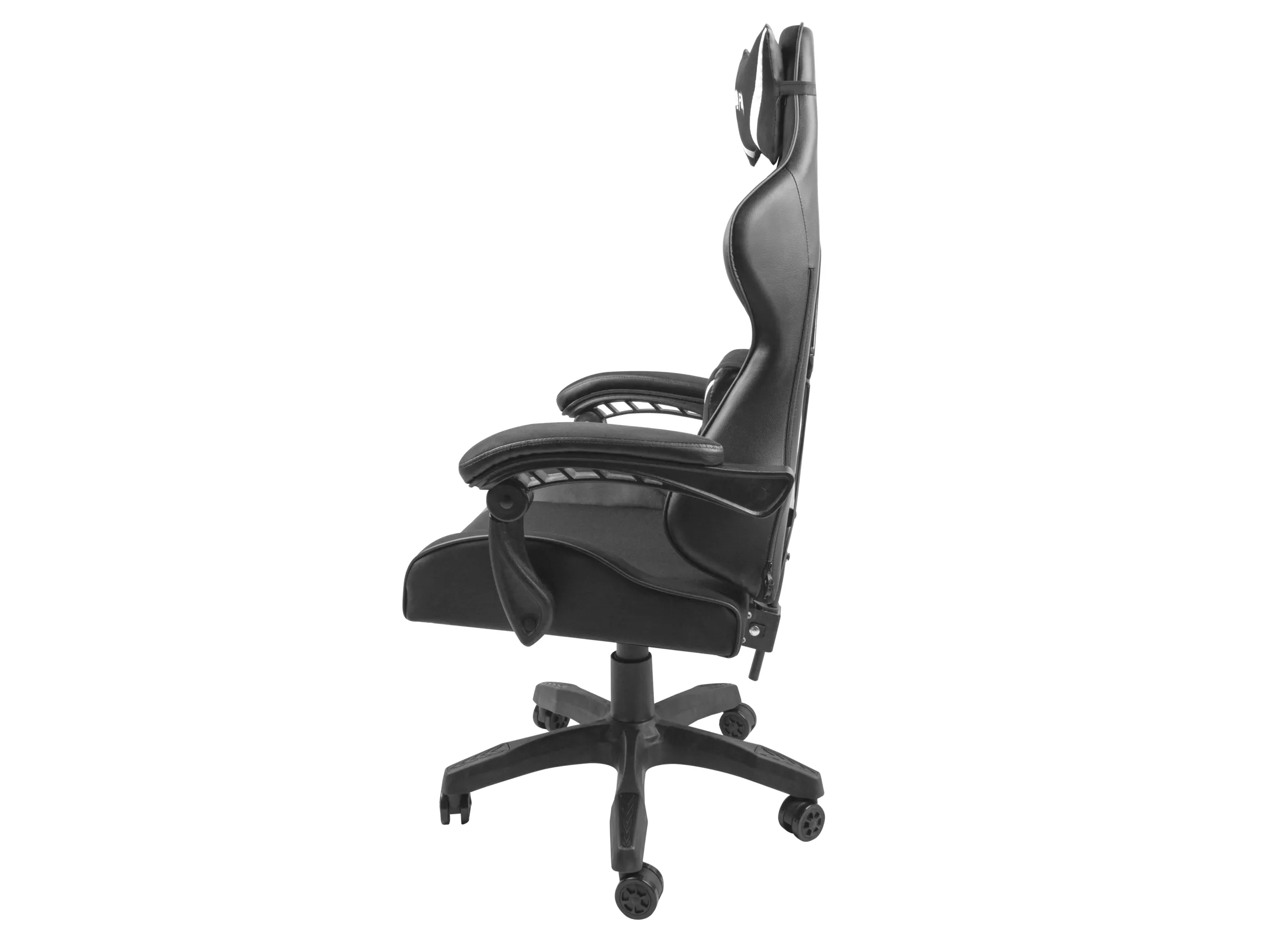Fotel Fury Avenger L Gamingowy do 150kg Skóra ECO Czarno-biały