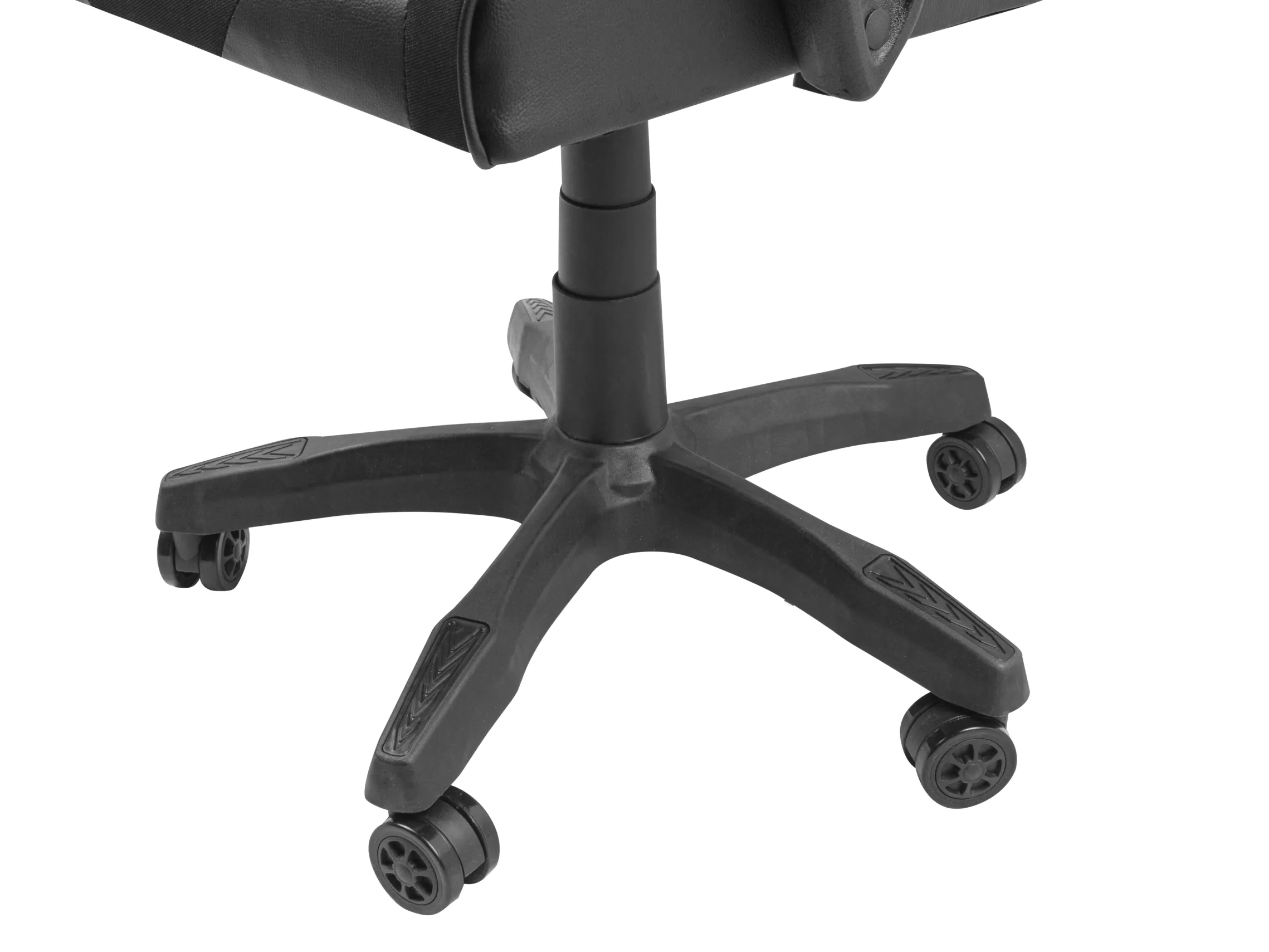 Fotel Fury Avenger L Gamingowy do 150kg Skóra ECO Czarno-biały