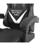 Fotel Fury Avenger L Gamingowy do 150kg Skóra ECO Czarno-biały