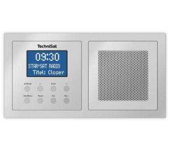 Radioodbiornik TechniSat DigitRadio UP 1 Radio FM DAB+ Bluetooth Srebrny
