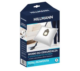 Worki do odkurzacza HILLMANN WTEF01 4szt. + filtr