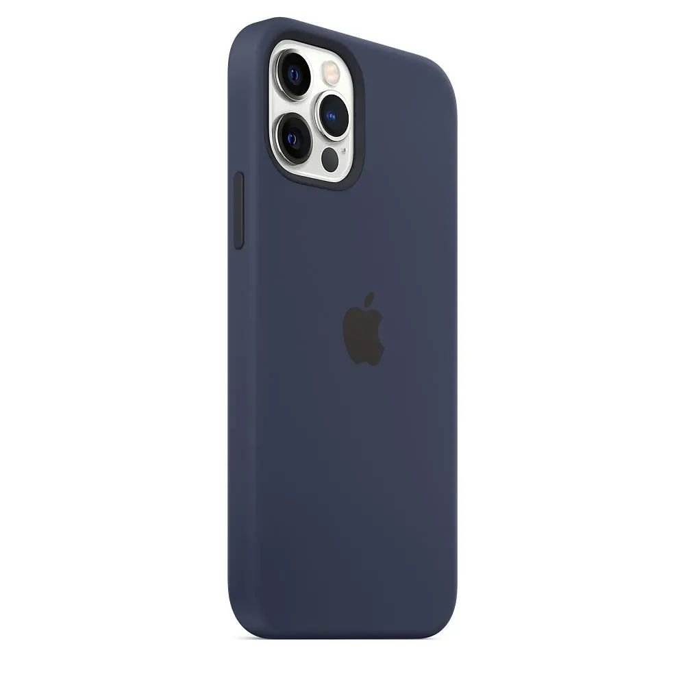 Etui Apple Silicone Case MagSafe do iPhone 12/12 Pro Głęboki granat