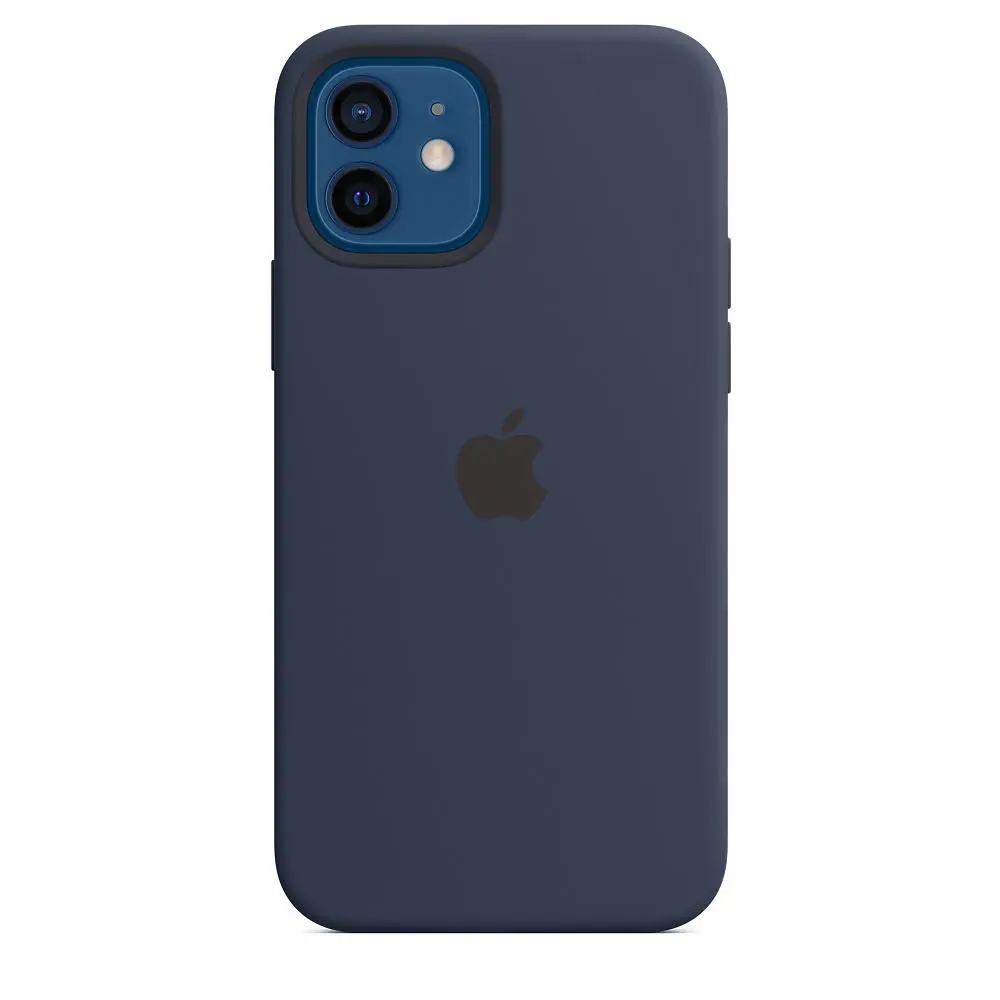Etui Apple Silicone Case MagSafe do iPhone 12/12 Pro Głęboki granat