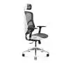 Fotel Diablo Chairs V-Basic Normal Size Biurowy do 150kg Tkanina Biało-czarny