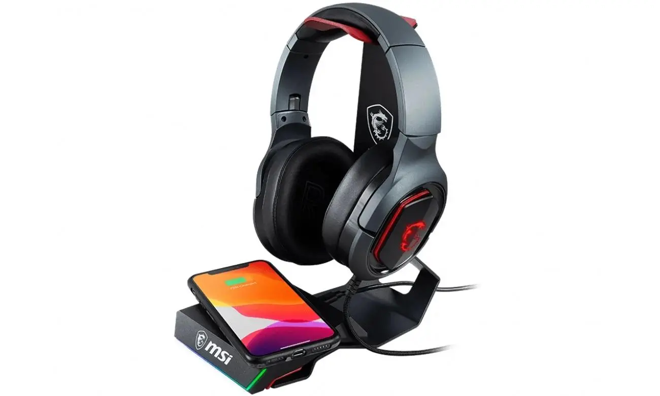 Stojak na słuchawki MSI Immerse HS01 Czarny