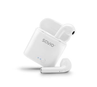 Słuchawki bezprzewodowe Savio TWS-01 - dokanałowe - Bluetooth 5.0
