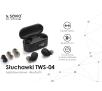 Słuchawki bezprzewodowe Savio TWS-04 Dokanałowe Bluetooth 5.0