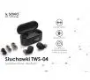 Słuchawki bezprzewodowe Savio TWS-04 Dokanałowe Bluetooth 5.0 Czarny