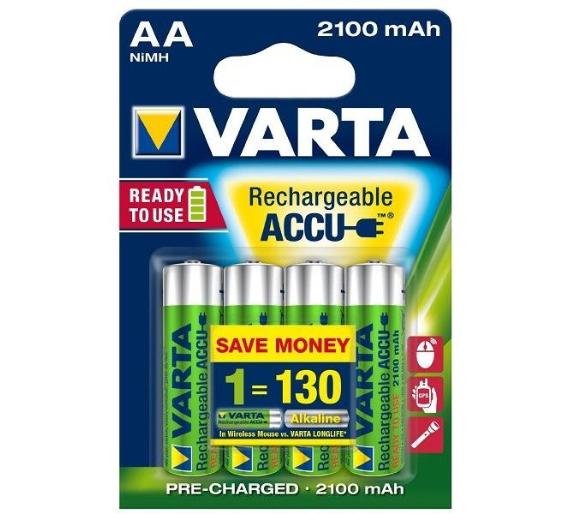 akumulatorki VARTA Rechargeable ACCU AA 2100 mAh (4 szt.)