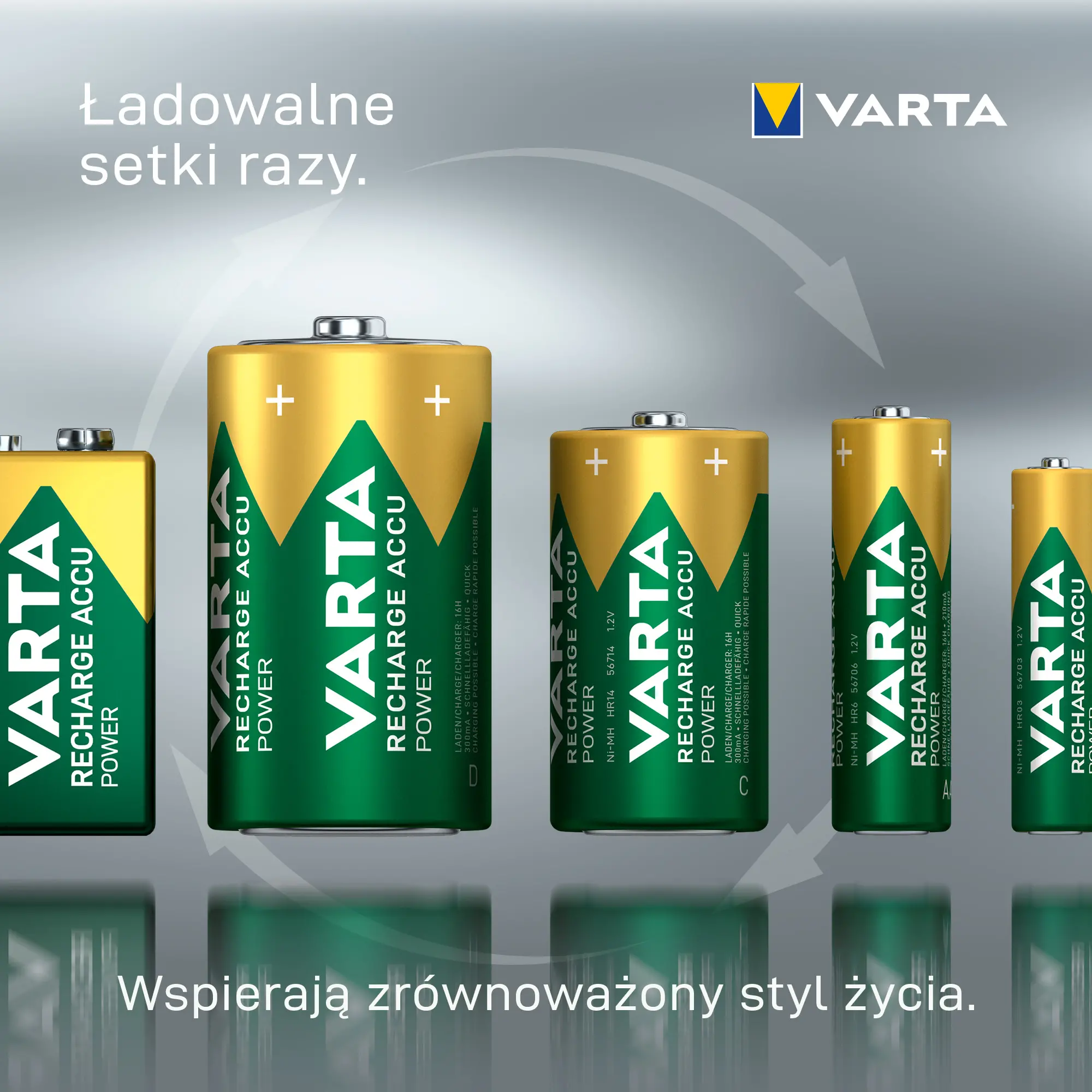 Akumulatorki VARTA Rechargeable ACCU AA 2100mAh 4szt.
