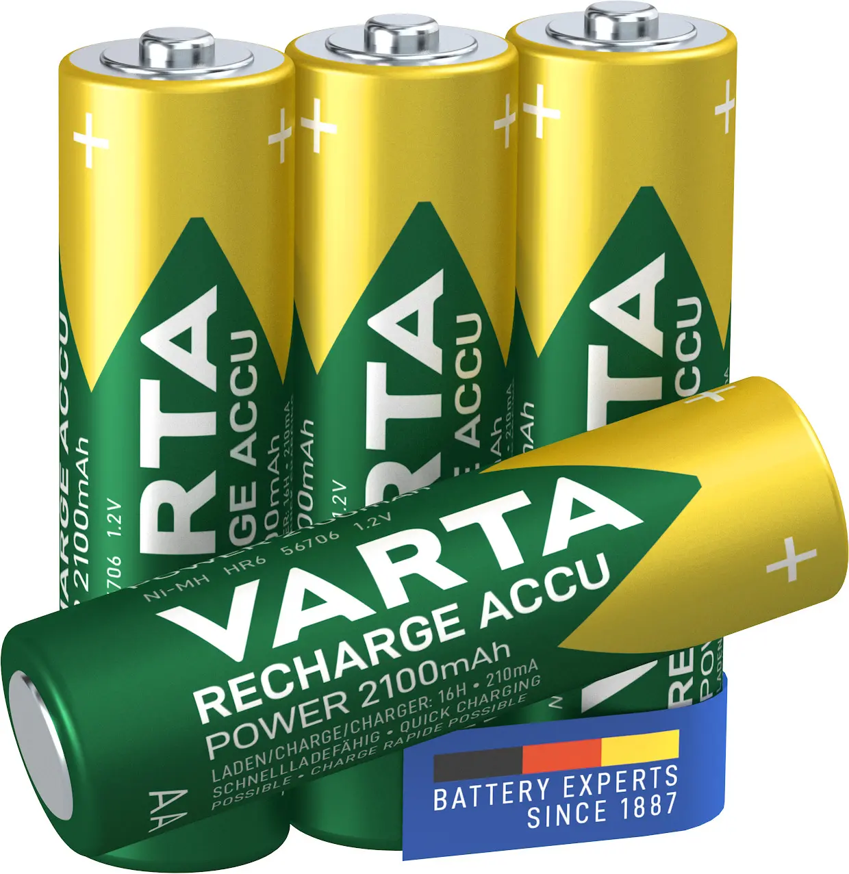 Akumulatorki VARTA Rechargeable ACCU AA 2100mAh 4szt.